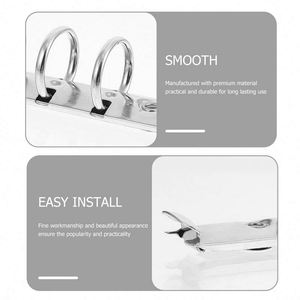 <strong>O</strong> Shape Silver Perforated Metal Binder <strong>Clip</strong> Paper Ring Binder Mechanism Elegant <strong>Clips</strong> Product - Product Image 4