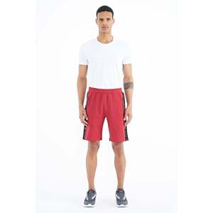 Shorts double face Air Jones pour homme, coupe standard, en mélange coton-polyester rouge, pour un usage décontracté en été, modèle 81244 - Product Image 1