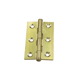 Charnières en laiton JAYHOO 1,5 2 2,5 3 pouces pour portes et meubles, design traditionnel, 4 trous, épaisseur 1 mm - Product Image 5
