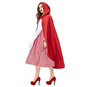 <span class=keywords><strong>Costume</strong></span> de <span class=keywords><strong>Petit</strong></span> <span class=keywords><strong>Chaperon</strong></span> <span class=keywords><strong>Rouge</strong></span> pour femmes, conte de fées, cosplay, déguisement, fête de vacances, costumes d'Halloween - Product Image 2