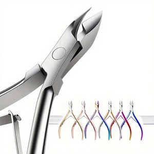 Professional Stainless Steel <b>Nail</b> <b>Clippers</b> Straight Blade 10mm Wide Jaw Opening <b>for</b> Finger <b>Toe</b> <b>Nails</b> <b>Thick</b> <b>Nails</b> Durable Adult - Product Image 3