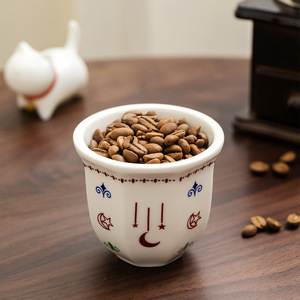 Tasses à café en porcelaine peintes à la main <span class=keywords><strong>de</strong></span> luxe 80 ml 170 ml 250 ml Tasses à café arabes personnalisées pour la maison et les fêtes - Product Image 3