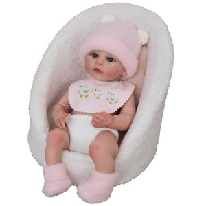 16 Zoll Silikon Baby Realistic Reborn Puppenspiel zeug Figur Rollenspiel Bildungs entwicklung Beruhigende <span class=keywords><strong>Simulation</strong></span> 2 bis 4 Jahre - Product Image 5