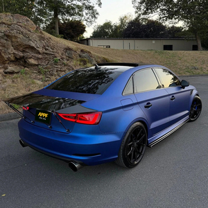 Film de protection de peinture pour voiture en vinyle TPU ultra-mat bleu métallisé liquide de qualité supérieure – Film de changement de couleur pour voiture - Product Image 4