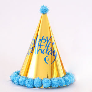 Gorro de Papel Ecológico para Fiesta de Cumpleaños Infantil, Diadema con Gorro para Fiesta de Cumpleaños - Product Image 1