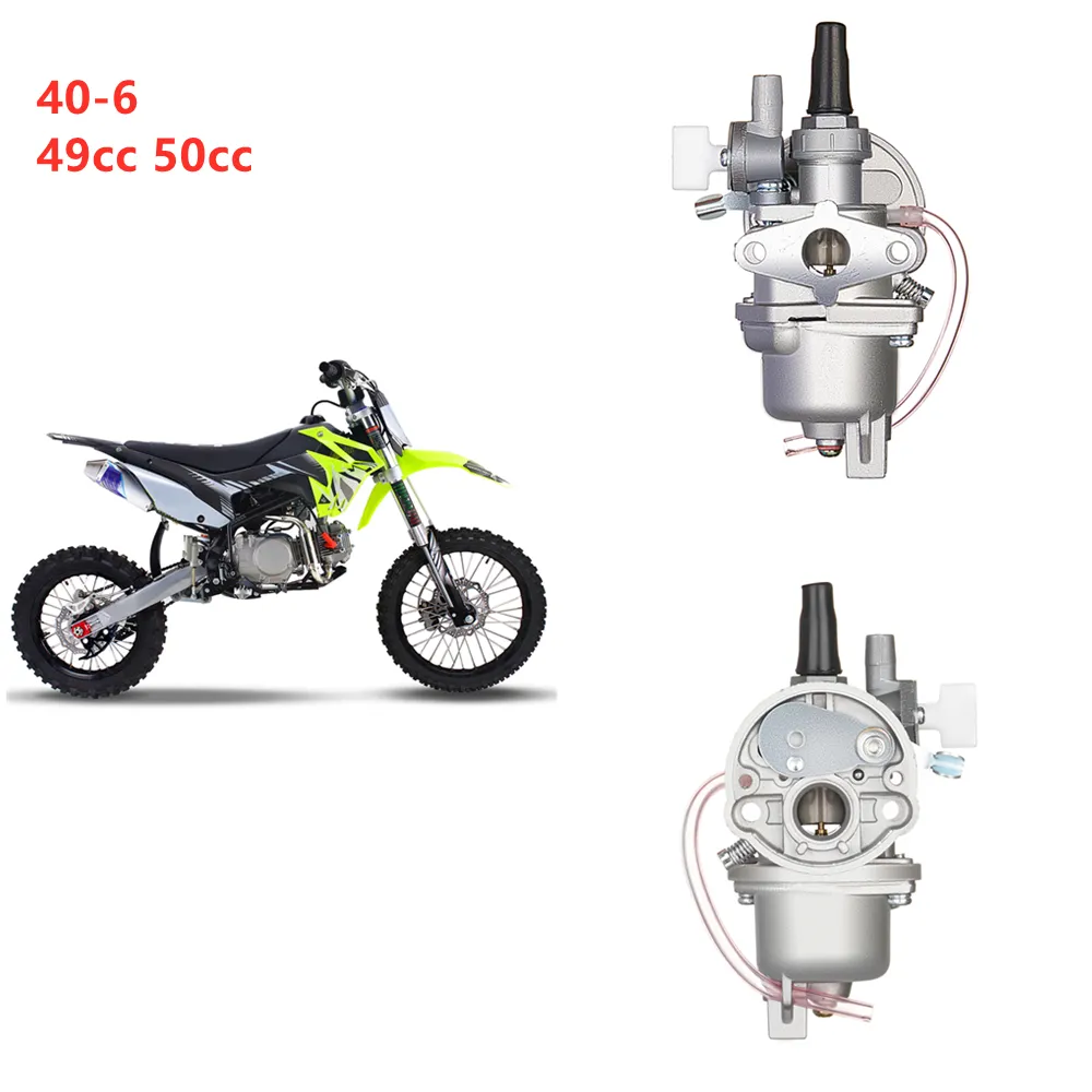 47cc 49cc Karburator untuk 40-6 2 Stroke 13Mm Saku Moto Sepeda Mini ATV