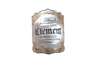 Étiquette de vin en étain de pewter en gros, autocollante, personnalisée, en aluminium embossé, étiquette de vin doux, étiquette en métal de Bourgogne