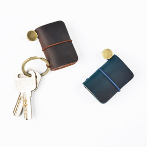 Cahier de voyage Vintage Mini <span class=keywords><strong>TN</strong></span> Mini carnet de voyage pendentifs accessoires en peau de vache faits à la main pour Bullet Journals Logo gratuit - Product Image 2