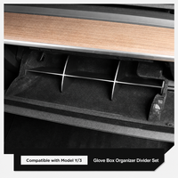 Compatible avec le coffre à gants côté passager du modèle 3/Y, organisateur de rangement en ABS, accessoires intérieurs de voiture, neuf