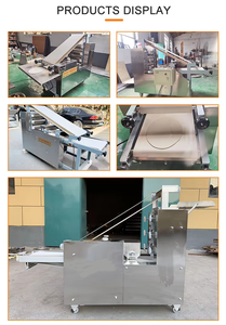 Máquina Industrial Multifuncional de Acero Inoxidable de Grado Alimenticio para Formar Tortillas, Pan Árabe y Pizza, con Motor, Capacidad de 90 Piezas/min - Product Image 5