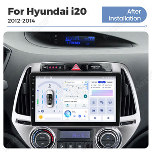 <span class=keywords><strong>Lecteur</strong></span> multimédia Android Auto MEKEDE Car-play WiFi 4G Radio Écran tactile SWC Écran partagé et PIP pour Hyundai I20 2012-2014 - Product Image 2