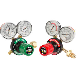 Regulador de Oxígeno (CGA-540) y Regulador de Acetileno (CGA-510) para Soldadura y Suministros de Soldadura con Medidor de Gas Estilo Americano - Product Image 4