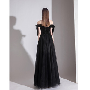 NNR Sexy Backless Long Maxi <span class=keywords><strong>abiti</strong></span> da festa di <span class=keywords><strong>laurea</strong></span> neri per <span class=keywords><strong>abiti</strong></span> da sera da <span class=keywords><strong>donna</strong></span> - Product Image 5