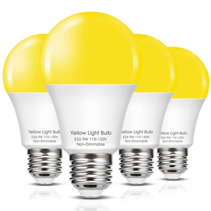 หลอดไฟ LED กำจัดยุง A15 B22 5W 2000K สีเหลืองอำพัน มุมลำแสง 240 องศา สำหรับห้องนอน ระเบียง ทางเดิน - Product Image 1