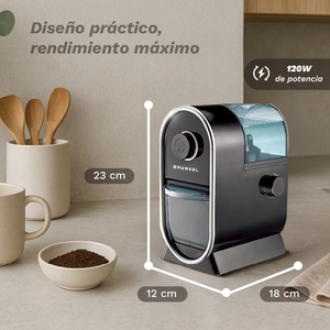 Moulin à café électrique Grunkel, capacité de 60 grammes, puissance de 120 W, 16 niveaux - Product Image 2