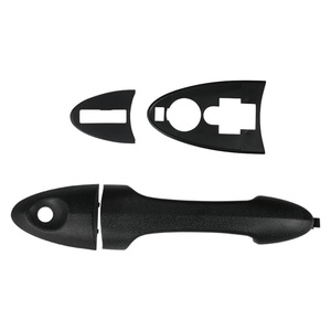 Maçaneta Externa da Porta YS4Z-5422404-AAA para <span class=keywords><strong>Ford</strong></span> Focus <span class=keywords><strong>MK1</strong></span> 2000-2007, Maçanetas Externas Dianteiras Esquerda e Direita, Textura Preta YS4Z-5420966-AAA - Product Image 4
