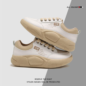 QF1 Poop-feeling Non-slip <strong>Sneakers</strong> Womens New Spring and Autumn Foot Wide <strong>Fat</strong> Soft-<strong>soled</strong> Sports Casual Shoes for Women26 - Product Image 5