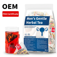 Tisane MWTEA aux graines de citrouille et racine de pissenlit pour hommes – Soutien naturel de la prostate et confort urinaire – Mélange d'herbes avec mûrier et réglisse – Sans caféine