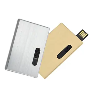 Promotional Corporate Gifts USB stick 8Gb 16gb metal business card USB flash pen drive 32gb 64Gb