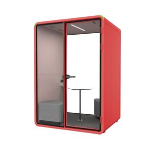 Cabine acoustique insonorisée pour 2 personnes, pour réunions, conversations professionnelles privées, dans le hall d'hôtel - Product Image 2