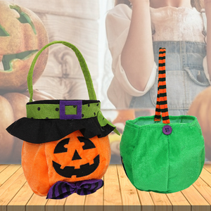 2025 New Halloween Decoration Supplies Round Tote <b>Bag</b> Children's Candy Gift <b>Bags</b> Pumpkin <b>Bags</b> Pumpkins Decorations for Halloween - Product Image 6