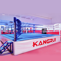 Anneau de Boxe Muay Thaï Professionnel Personnalisé de 6 Mètres pour Entraînement en Salle de Sport, Extérieur, UFC, MMA, Lutte, Type Compétition