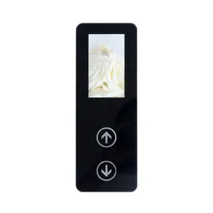 Aangepaste Lift Touch Control Drukknop Paneel Glas 1.5Mm 2Mm 3Mm Touch Cover Gehard Glas