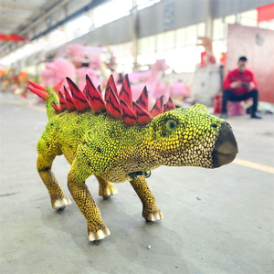 Cane Meccanico Interattivo Telecomandato, <span class=keywords><strong>Dinosauro</strong></span> Robot Animatronico Ankylosaurus con Movimenti per Parchi - Product Image 6