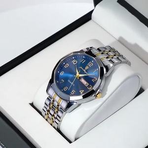 Reloj de Pulsera para Hombre POEDAGAR 852 de Lujo, Cronógrafo Original, Resistente al Agua, Luminoso, de Cuarzo, Acero Inoxidable, Estilo Ejecutivo y Moderno - Product Image 2