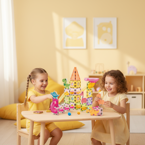 ELI TOYS – Vente directe usine – Ensemble de 69 blocs magnétiques dinosaures – Jouets éducatifs pour enfants – Éveil précoce – Circuit de billes magnétique 3D - Product Image 3