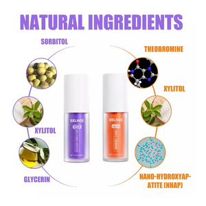 Nhanh chóng làm trắng răng tím răng Màu Corrector làm trắng kem đánh răng để sử dụng nhà - Product Image 2