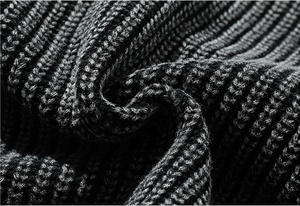 Mens 100% Cotton Anti-Wrinkle Thick <b>Sweater</b> <b>Vintage</b> Classic Style Relaxed Fit Oversized Cozy Warm Breathable Winter Neck Casual - Product Image 2