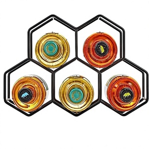 Moderno Porta Botellas de Vino de Metal con Capacidad para 6 Botellas, Diseño Minimalista para Almacenamiento en el Hogar - Product Image 4