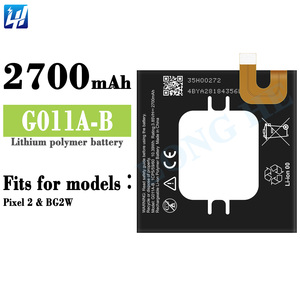 G011A-B baterai polimer Li-ion untuk Google Pixel 2 baterai 2700mAh 3.85V - Product Image 2