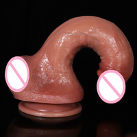Plug anal en silicone liquide de grande taille, texture réaliste, masturbateur manuel, jouet souple et flexible pour adultes, hommes et femmes