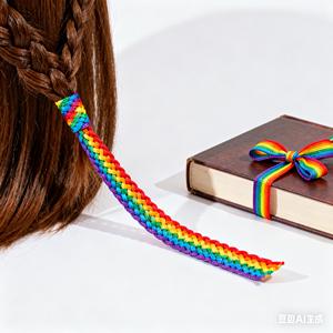 ยางยืดถักทอโพลีเอสเตอร์ 100% ปรับสีรุ้ง/สีตามสั่ง มีสินค้าในสต็อก สำหรับเครื่องประดับผม ของใช้ในบ้าน และงานสิ่งทอ - Product Image 3