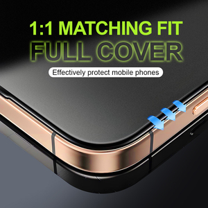 Protection d'écran en verre trempé magnétique anti-espion avec kit de dépoussiérage et application facile pour 14/15/17 Pro Max et pour - Product Image 5