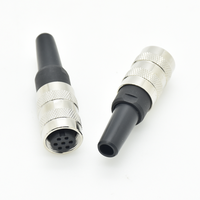 Connecteur Amphenol M16 J09 Connecteur d'alimentation pour câble Din circulaire à 7 broches