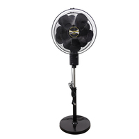 Ventilateur rotatif à double tête à 360 degrés Ventilateur de circulation d'air domestique Ventilateur de sol double face