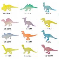 Juguete de Dinosaurio Luminoso de Simulación Personalizado, Modelo de Tiranosaurio Rex de Goma Suave Luminosa, Venta al Por Mayor