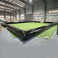 Terrain de football gonflable hermétique sur mesure pour enfants, équipement de terrain de football fabriqué en usine