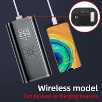 Gonfleur de pneus numérique portable de haute qualité 6000mAh 150PSI, pompe à air électrique pour voiture en ABS