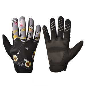 Gants de vélo à doigts longs, gants de cyclisme avec paume absorbant les chocs pour les sports de plein air - Product Image 5