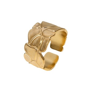 Mode Offre Spéciale Minimaliste Or/Argent Hip-Hop Bijoux En Acier Inoxydable Bijoux Punk Ouvert Anneaux - Product Image 1