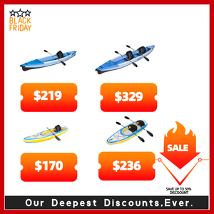 BLK Friday 50% di sconto produttore professionale OEM ODM Kayak da pesca in mare 2 persone canoa/kayak in vendita personalizzato 3 anni - Product Image 2