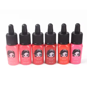 Romantische Beer 6 Kleuren Goedkope Melk Fles Vorm Waterdichte Langdurige Lip Tint