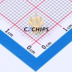HL-MMCX-KE-02 RF Coaxial Connector Through hole Component (THT) Connector Board-to-Board Inner Hole Straight Pin - Product Image 2