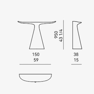 Muebles de piedras preciosas naturales de lujo, mesa de consola de piedra de rubí rojo para entrada de sala de estar - Product Image 2