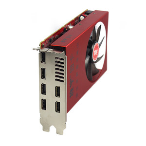 Carte graphique RX360 4 Go, 6 sorties d'affichage multi-écrans, GPU pour PC de bureau, idéale pour l'industrie des services financiers, compatible avec plusieurs écrans indépendants - Product Image 2