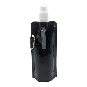 Pochette souple personnalisée de 480 ml avec bec verseur pour liquides, qualité alimentaire, sac en plastique pour eau potable, pochette verticale avec bec verseur - Product Image 4